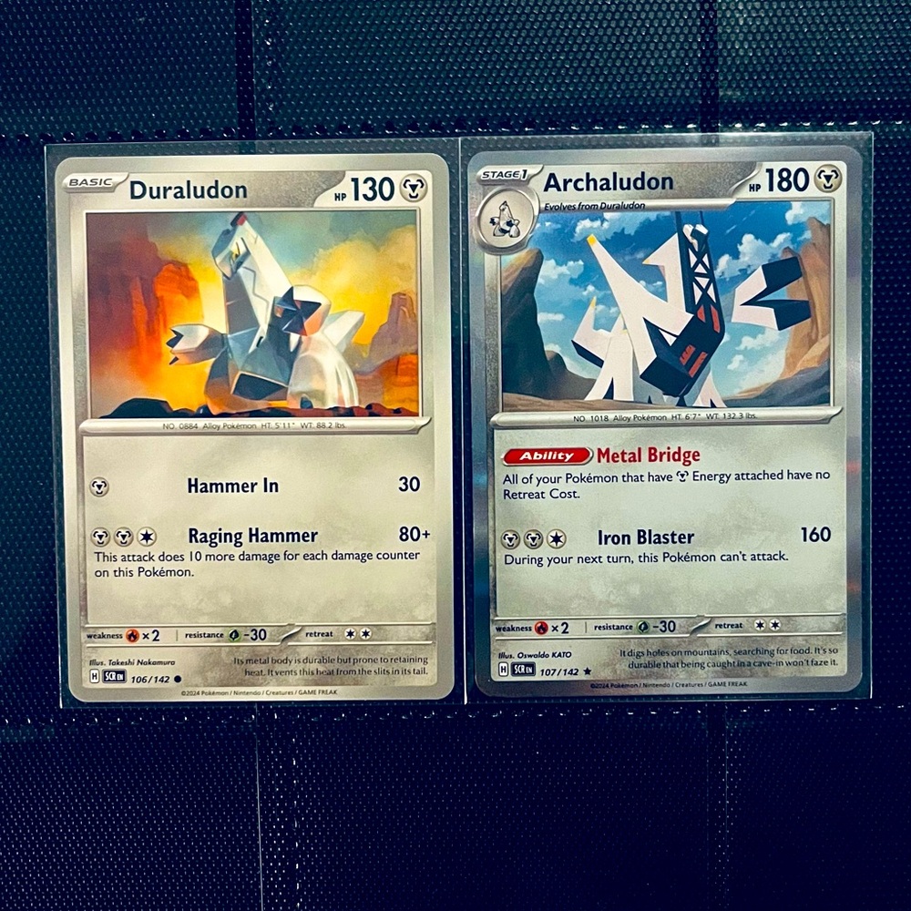 POKÉMON CARDS 2024 SCARLET & VIOLET: STELLAR CROWN - DURALUDON & ARCHALUDON
